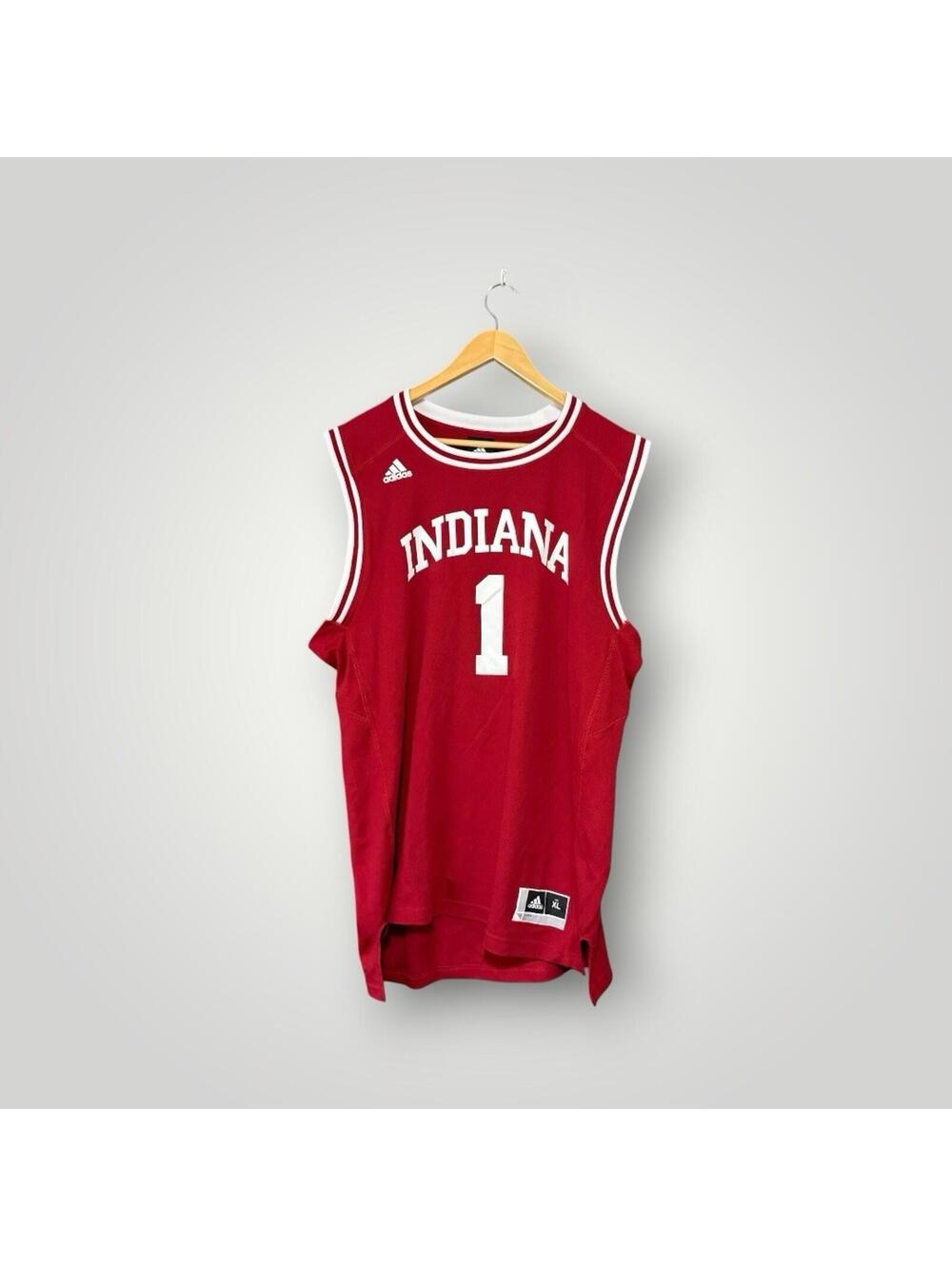 Adidas Indiana Hoosiers Basketball Jersey #1 Size XL Men’s